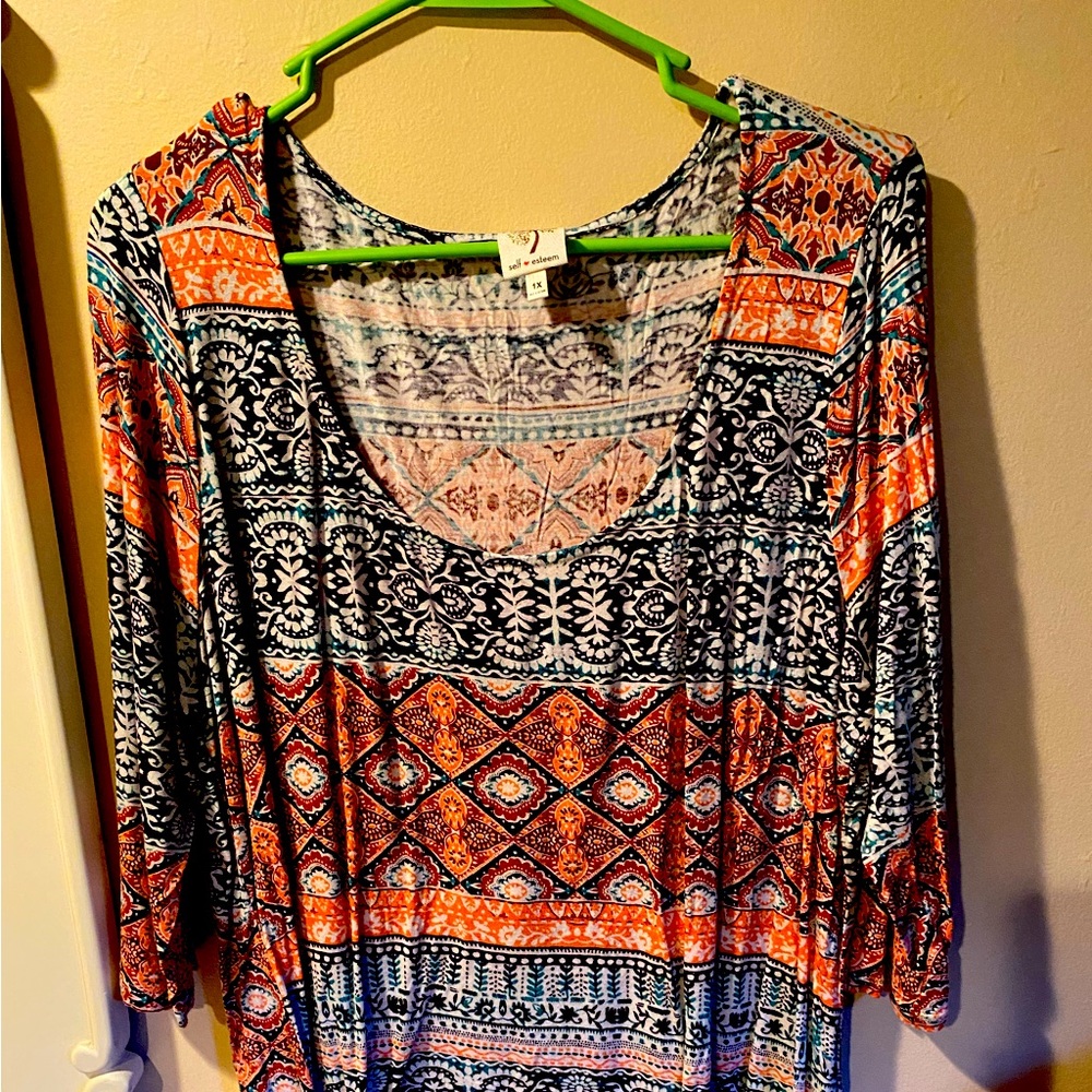 Size 1x multi color